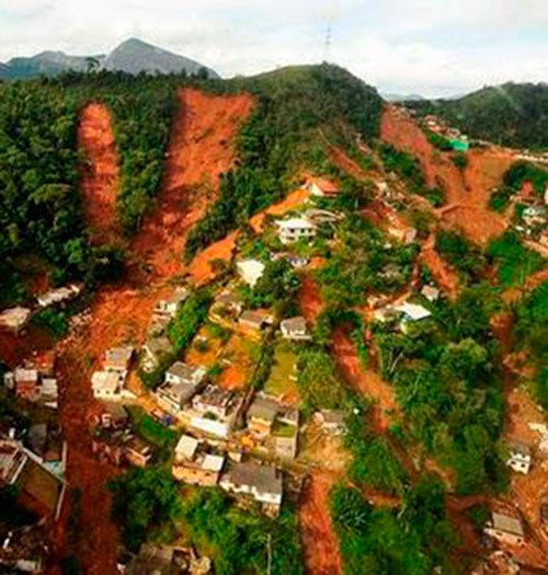 flooded Brazil mountain